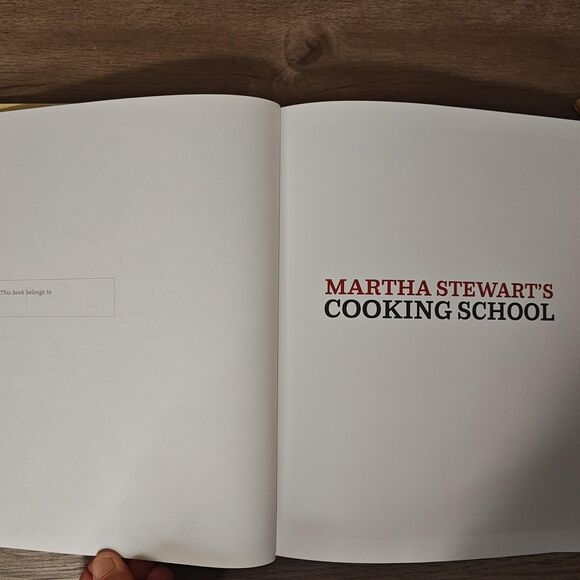 Martha Stewart's Cooking School Lessons & Recipes Cookbook Hardcover 1st Ed - Picture 5 of 16